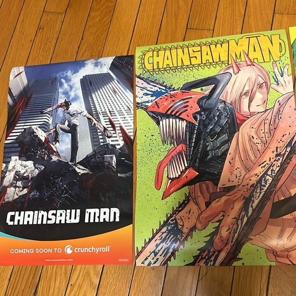 Chainsaw man FIVE Anime posters (Adding soon) New - Picture 3 of 15
